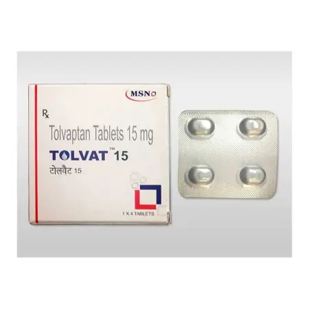 buy genuine drugs generic tolvaptan 15 mg tablet